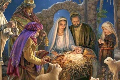 Happy Christmas 2020 stamp